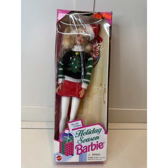 Vintage 1996 Holiday Season Barbie Doll Special Edition Mattel 15581 NIB - Picture 1 of 6